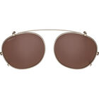 CLIP ON LOREN M, Shiny White Gold-Mineral Polarized Drivers Gradient Cat 2 to 3 B4, hi-res image number null